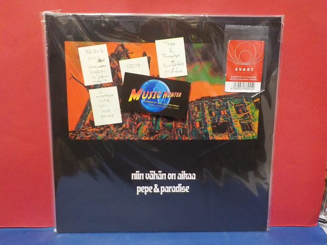PEPE & PARADISE - NIIN VÄHÄN ON AIKAA M-/EX FIN 2017 LP