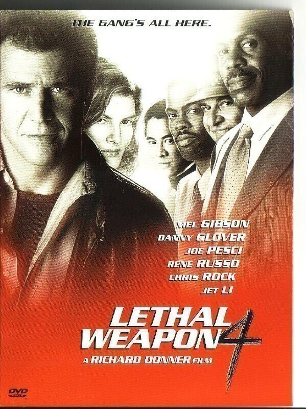 dvd, Tappava ase 4 (Mel Gibson, Danny Glover) [toiminta]