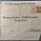 Joulumerkki 1921 ilman leimaa, Forssa---Tampere 1922 - pikkukuva 1