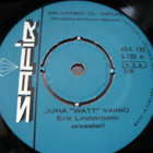 (7") Juha "Watt" Vainio – Sellanen Ol' Viipuri / Turistit tu - pikkukuva 1