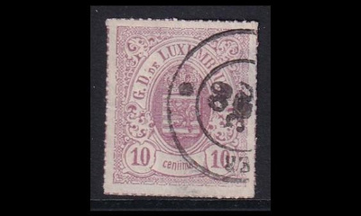 Luxemburg 17a o Vaakuna 10 C liila (1865)