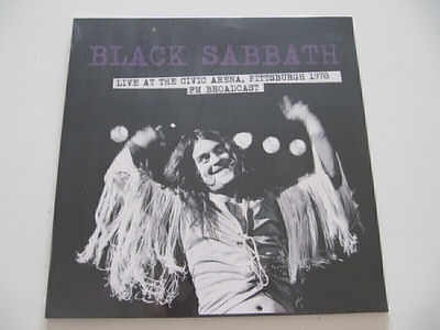 Black Sabbath Live At The Civic Arena LP Pink vinyl