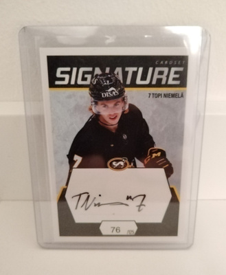2021-22 Cardset Topi Niemelä Signature, Kärpät /125