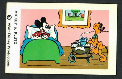 Keräilykuva - Disney - Mickey Mouse - Mikki Hiiri - Pluto