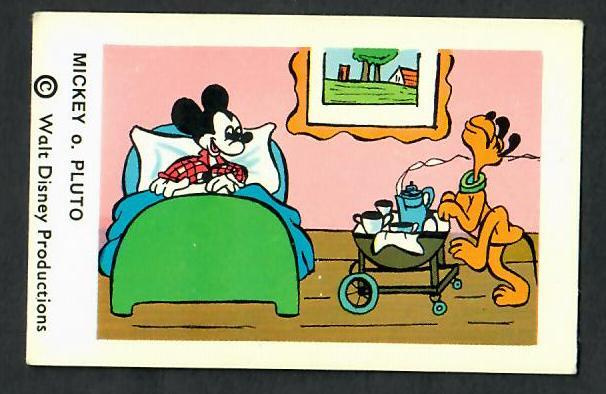 Keräilykuva - Disney - Mickey Mouse - Mikki Hiiri - Pluto