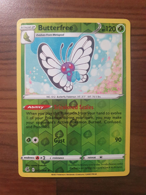 Pokemon Butterfree 003/264 Reverse Holo Rare