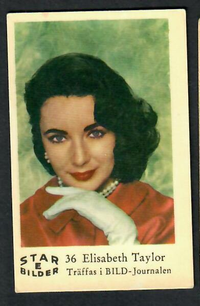 Keräilykuva - Elizabeth Taylor Star E Bilder 36