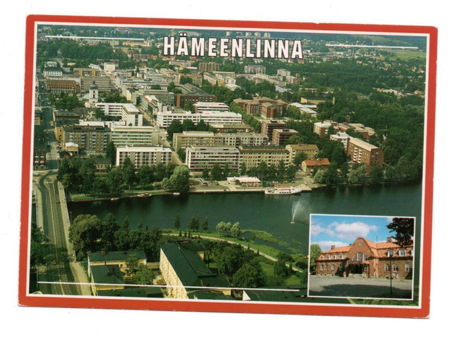 Hämeenlinna: ilmakuva + rautatieasema