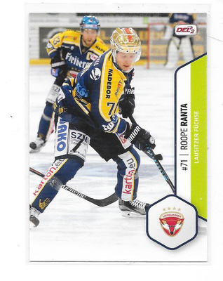 2016-17 DEL2 #208 Roope Ranta  Lausitzer Füchse  Espoo Blues