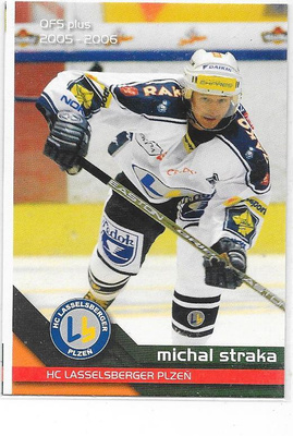 2004-05 OFS #392 Michal Straka , HC Plzen , ex Lukko