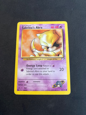 Sabrina’s Abra 91/132 Gym Heroes