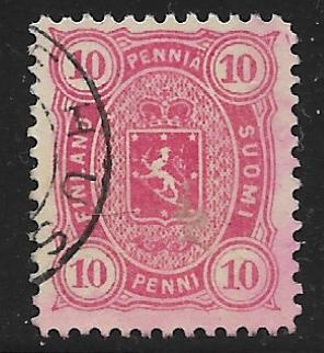 Nelilukuiset 1885 10p (LAPE 21) O