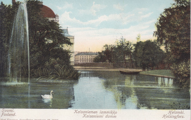 Helsinki kaisaniemen lammikko