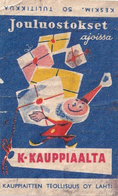 Jouluostokset ajoissa. K-Kauppiaalta.   s88
