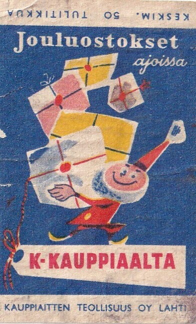 Jouluostokset ajoissa. K-Kauppiaalta.   s88