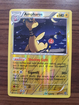 Pokemon Ampharos Reverse rare holo 40/114