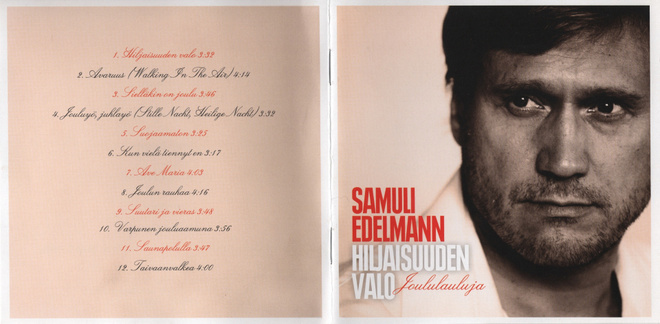 Samuli Edelman - 2012 - Hiljaisuuden Valo- Joululauluja - CD