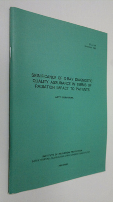 Antti Servomaa : Significance of x-ray diagnostic quality...