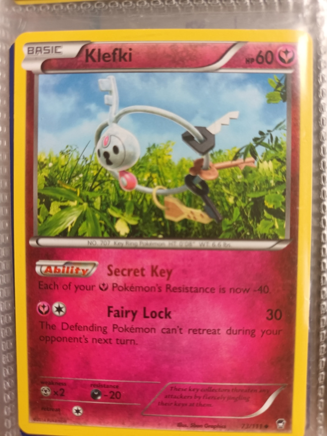 Pokemon Furious Fists Klefki 73/111