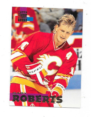 1994-95 Stadium Club #230 Gary Roberts , Calgary Flames