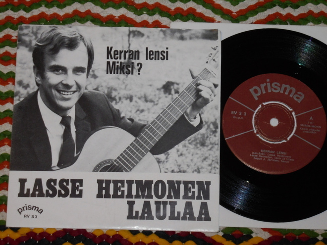 7" LASSE HEIMONEN - Laulaa - single 1971 gospel EX