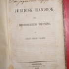 Juridisk Handbok för Medborgerlig Bildning  1859 1.p. - pikkukuva 1