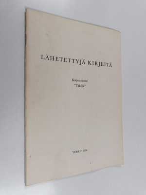 Lähetettyjä kirjeitä