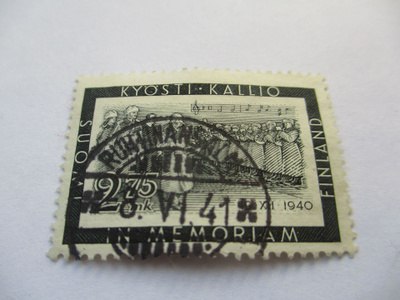 1940 Kallion surumerkki hyväl Ruhtinansalmi - 1941