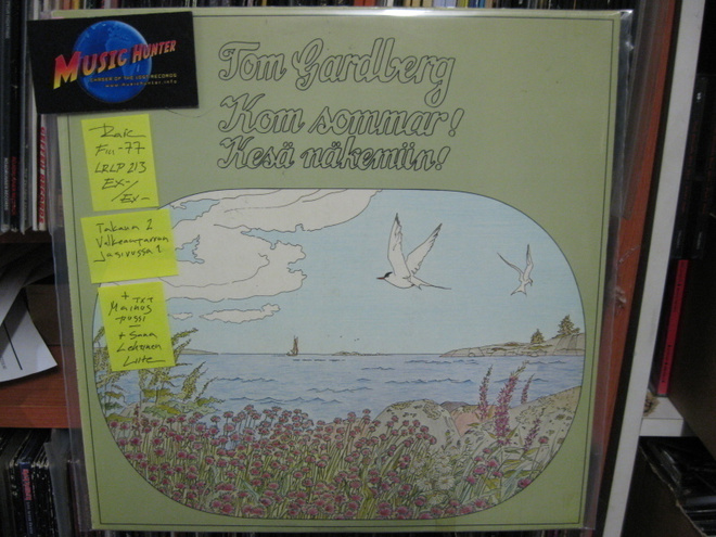 TOM GARDBERG - KOM SOMMAR RARE FIN -77 EX-/EX- LP