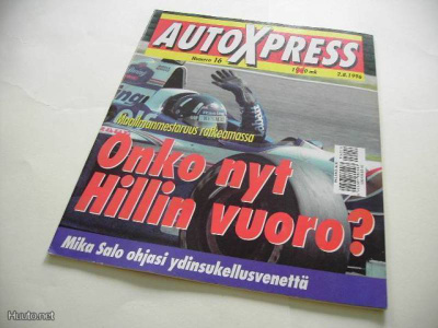 Autoxpress moottoriurheilulehti 16/1996