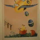 Ilma-alus tipauttelee pääsiäismunia, Pääsiäispk, p. 1947 - pikkukuva 1