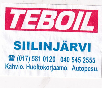 Siilinjärvi, TEBOIL    s6/3