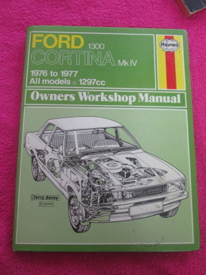 FORD CORTINA 1300 korjausopas !!