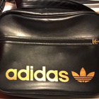 ADIDAS Classic Airline Messenger Shoulder Bag *Musta/Kulta* - pikkukuva 2