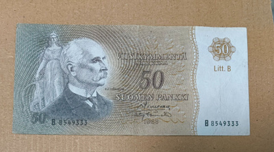 50 markkaa v. 1963 Litt. B