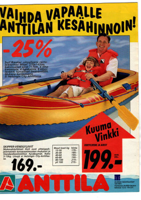 Anttila Säästöuutiset n:o 18 1991
