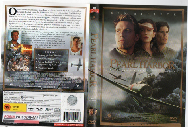 Pearl Harbor	(3 984)	K	-FI-	suomik.	DVD	(2)	Ben Affleck	2001