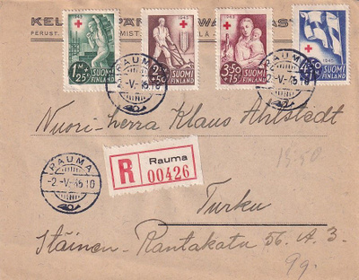 FIRMAKUORI PUNAINEN RISTI SARJA 1945 R-RAUMA