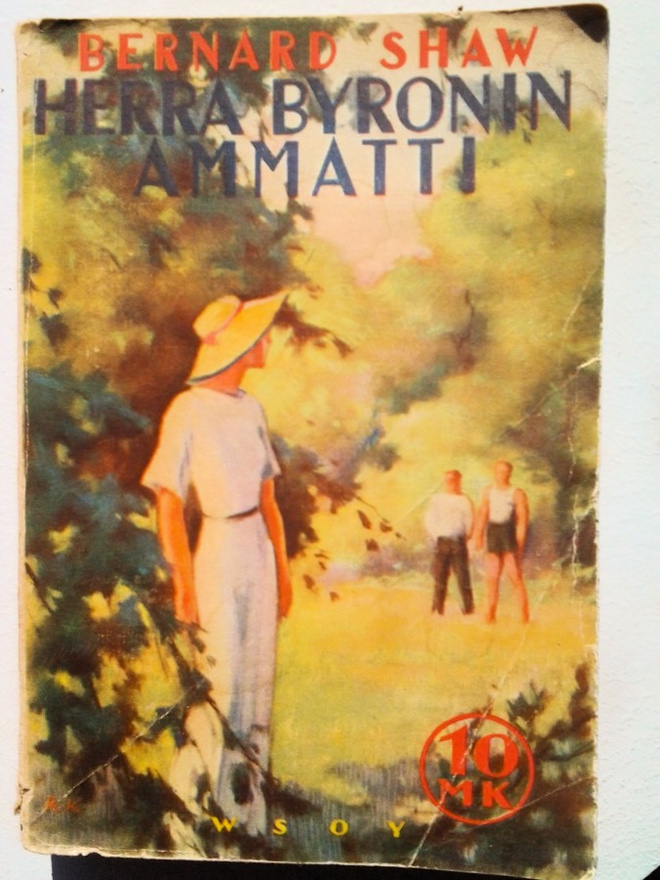 Shaw Bernard: Herra Byronin ammatti, v. 1933