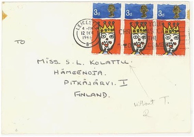 Englanti Mi 4423-rivilö kuorella, yhdessä kv T puuttuu SHEMZ