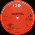 LEONARD COHEN  Recent Songs ~ LP - pikkukuva 4