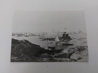 HELSINKI Näkymä Eteläsatamaan v. 1893 postikortti