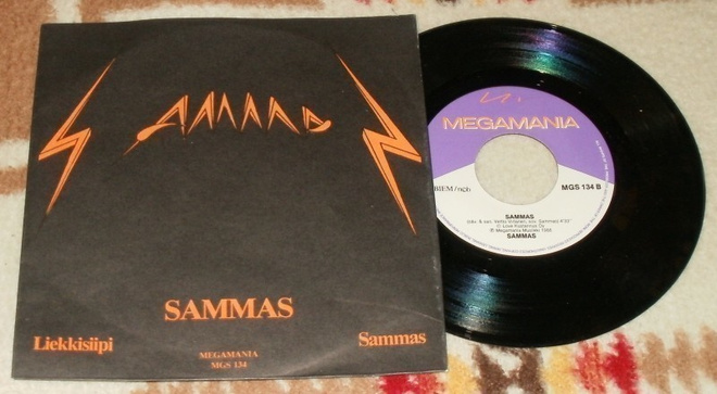 SAMMAS ~ Sammas / Liekkisiipi ~ 7" SINGLE Veltto Virtanen
