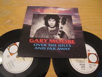 Gary Moore Over the hills and far away 2 x 7 45 UK gatefold
