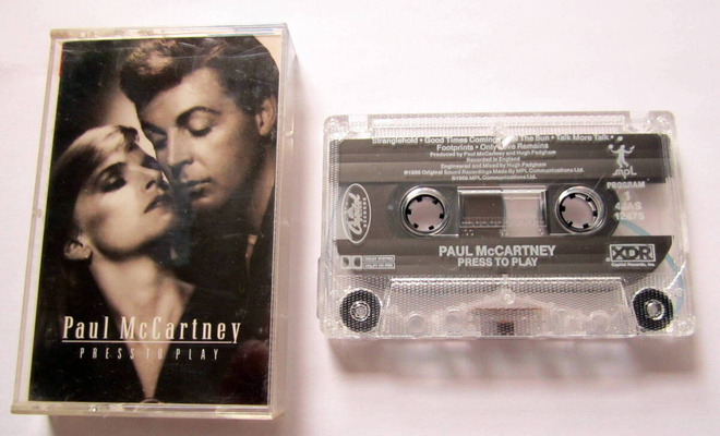 PAUL McCARTNEY Press To Play C-KASETTI 1986