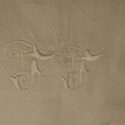 Leikekirjonta , valkokirjonta -työ, monogrammi - pikkukuva 4