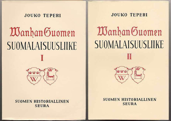 Jouko Teperi: Vanhan Suomen suomalaisuusliike I-II (1965-67)