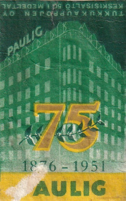 Paulig 75,  1876 - 1951  , s73
