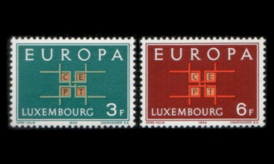 Luxemburg 680-1 ** Europa (1963)