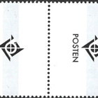 Ål 2001 Itiökasveja 3,50 mk välilöpari logo ** LaPe 189 - pikkukuva 2